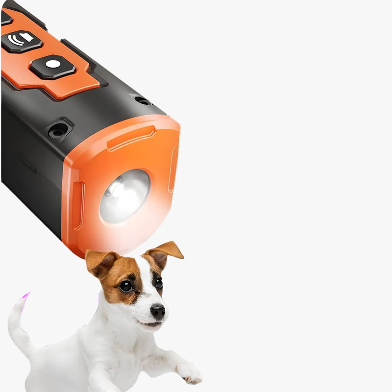 BarkAway - Oplaadbaar antiblafapparaat met led zaklamp