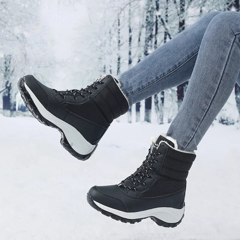 Lily – Antislip platformlaarzen met waterdicht ontwerp