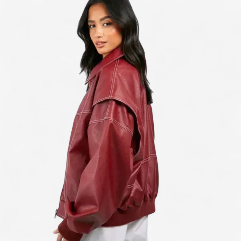 Kimberly – Jack met Lange Mouwen Reverskraag en Ritssluiting