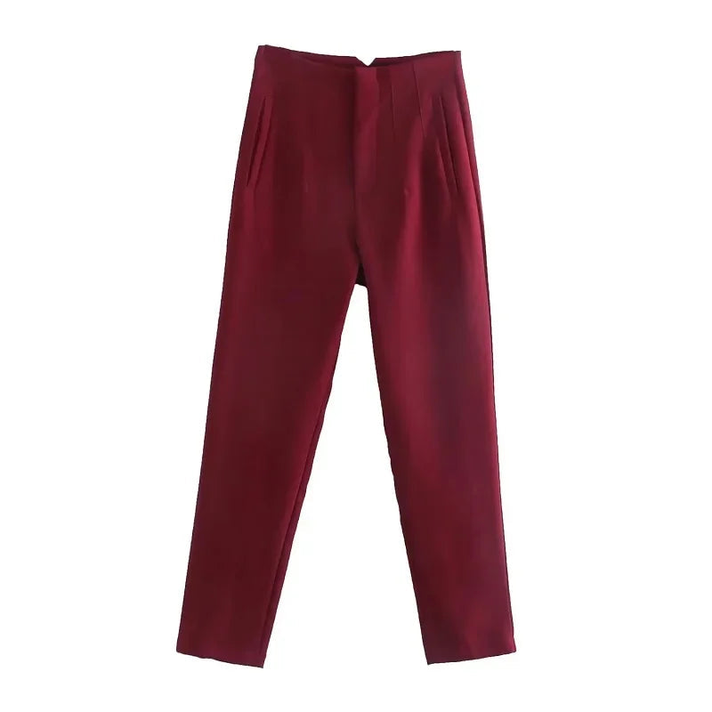 Elena - Sophisticated Slim Fit broek voor formele en smart-casual stijl