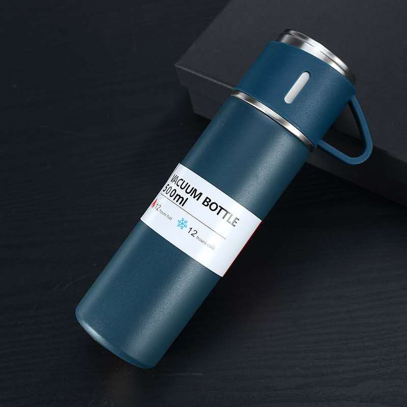 BrewCarry – Moderne thermosfles met bekerdeksel en langdurig warmtebehoud