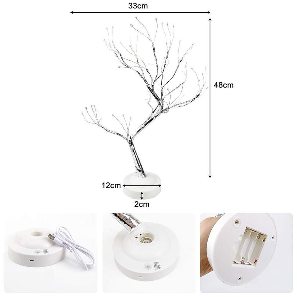 LumiTree – Elegante LED-boomlamp met zachte gloed voor een gezellige sfeer