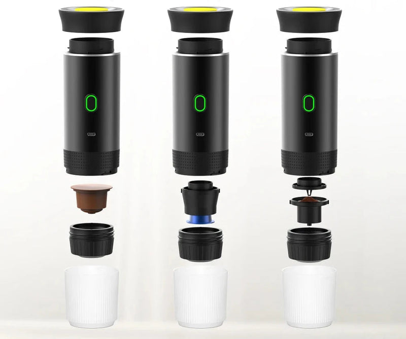 CoffeeGlow - Compact en efficiënt koffiezetapparaat voor elk avontuur