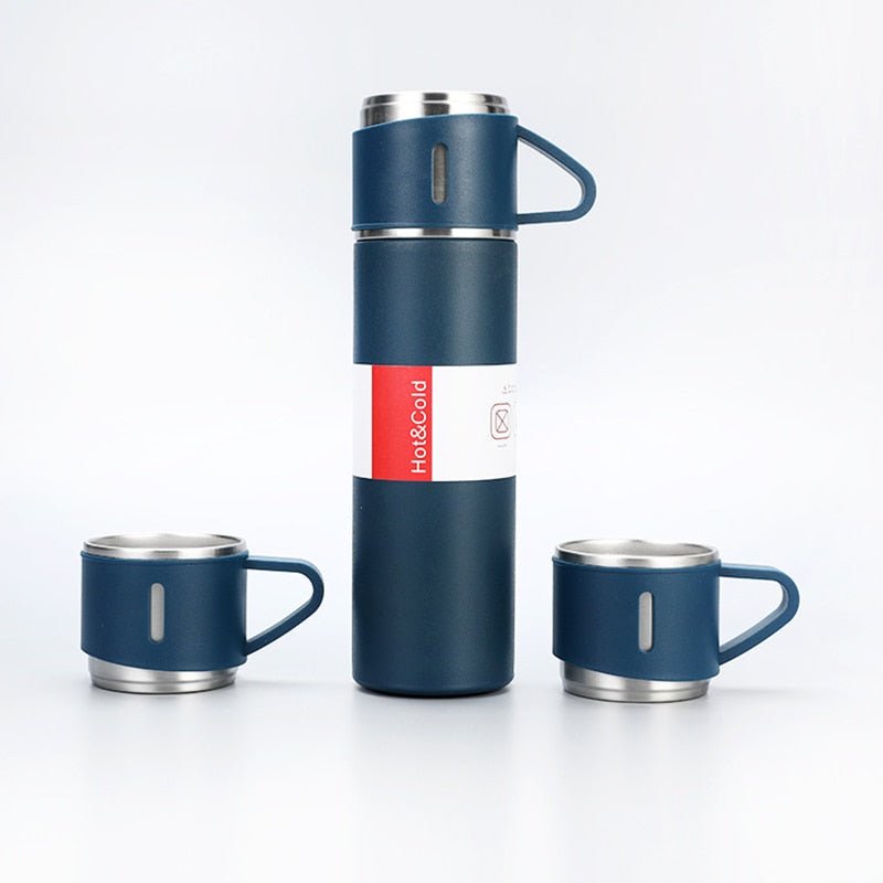 BrewCarry – Moderne thermosfles met bekerdeksel en langdurig warmtebehoud