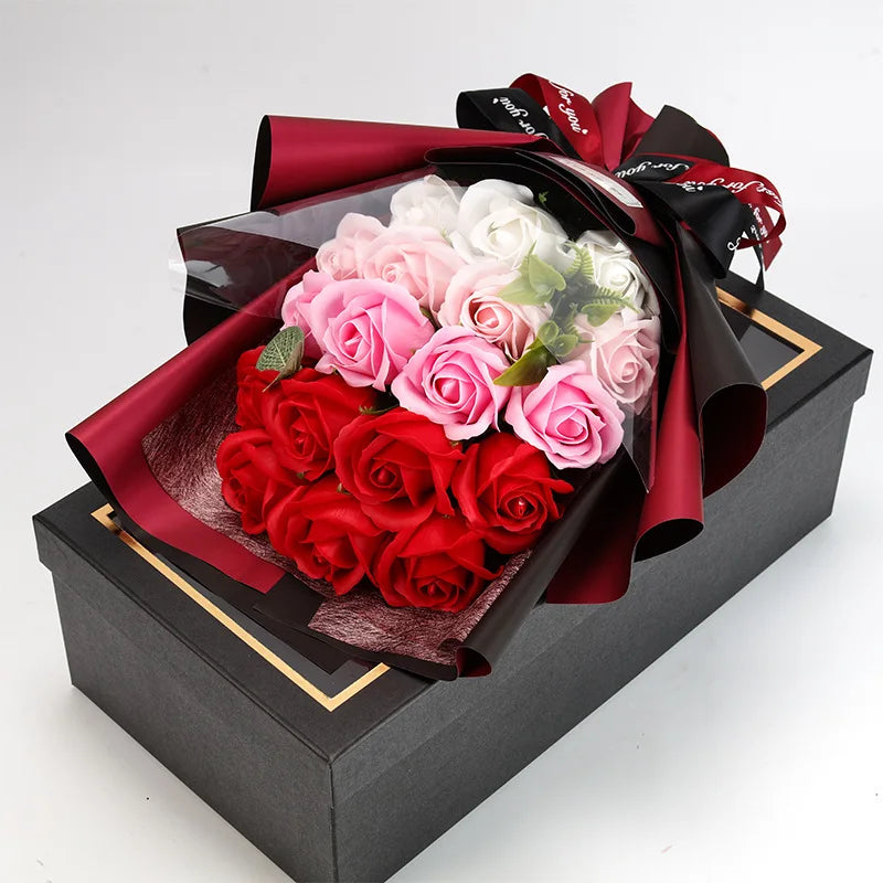 EverBloom – Elegant bloemenboeket met levensechte bloemblaadjes en tijdloze romantische charme