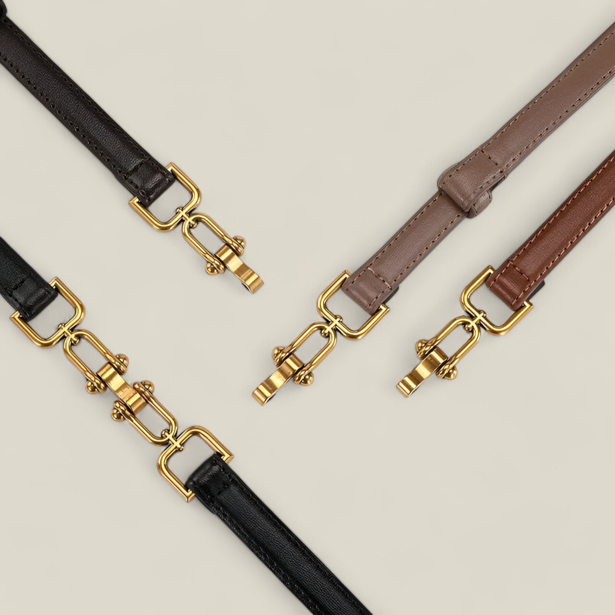 Amelia - Elegante riem met strak design en veelzijdige stijl