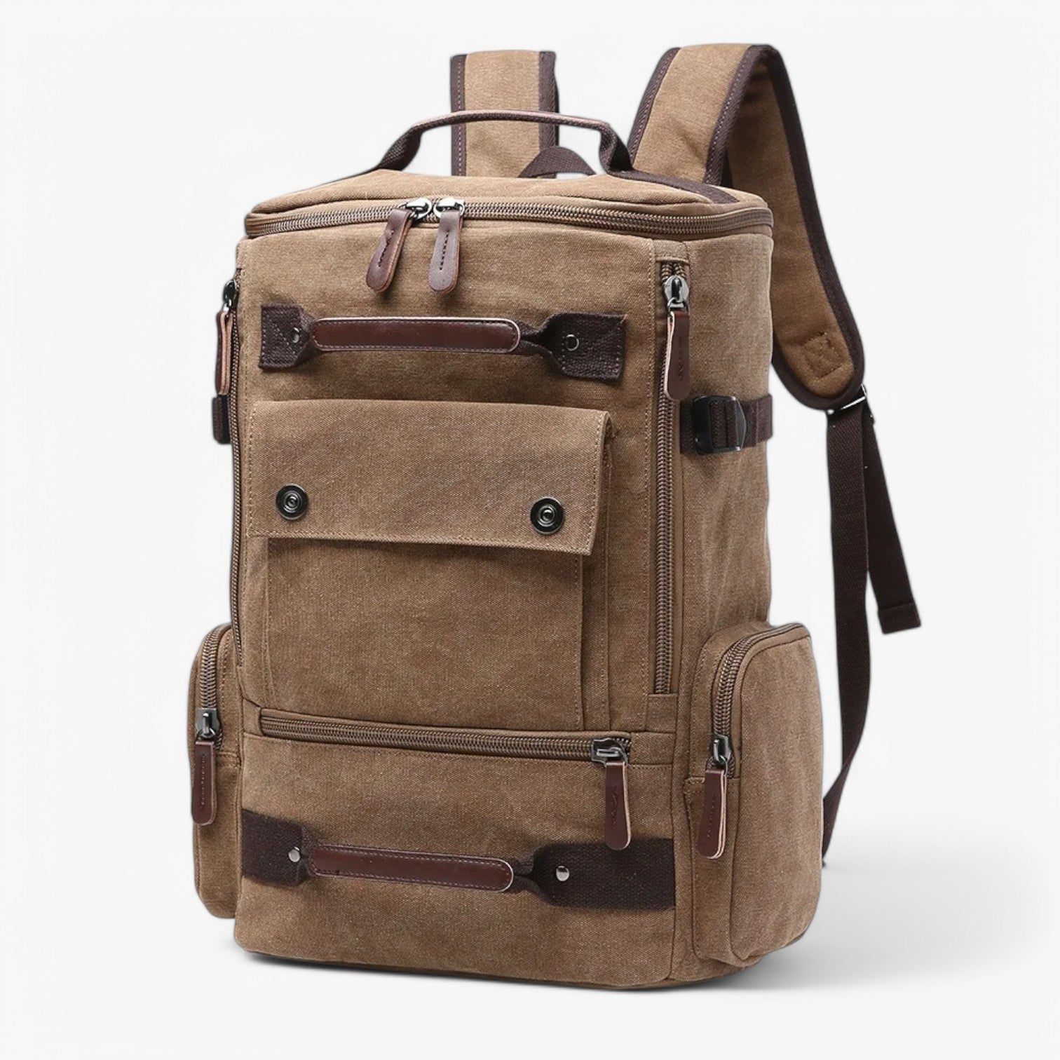 EnriquePack - Ruime Vintage Rugzak voor Laptop en Heren met Comfortabele Draagbanden-1