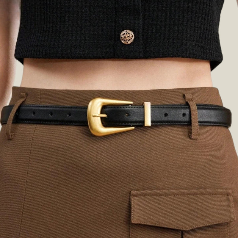 Maria - Strakke gesp Riem met Elegant Ontwerp en Perfect voor jurken en Jeans