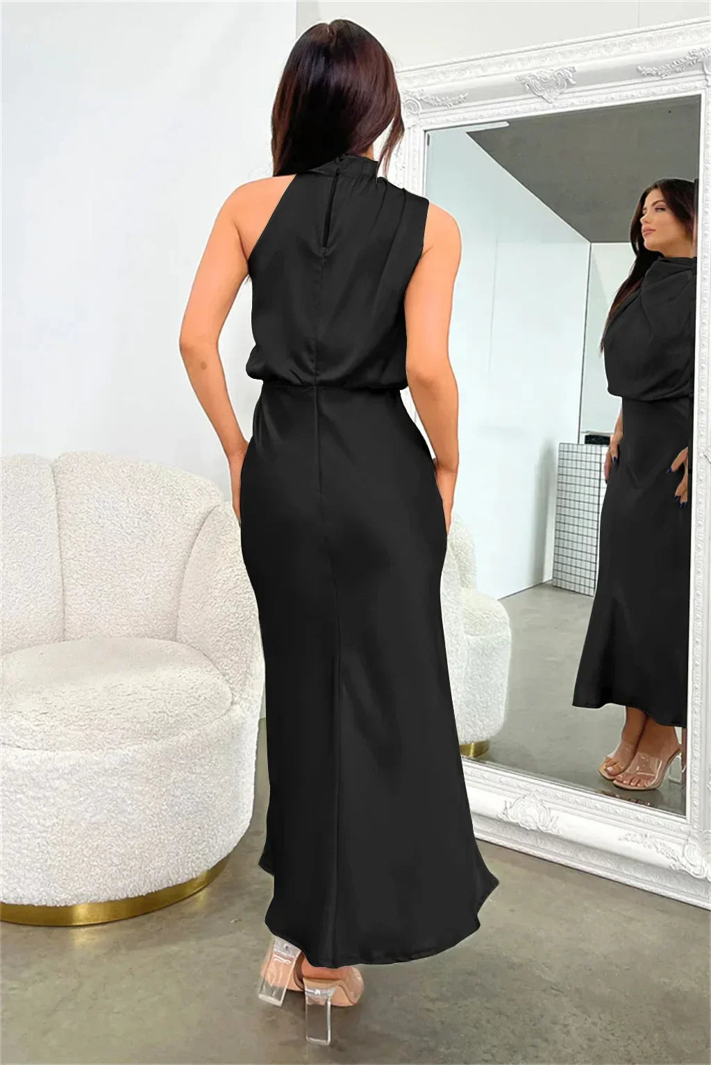 SilkElegance™ - Off Shoulder Jurk