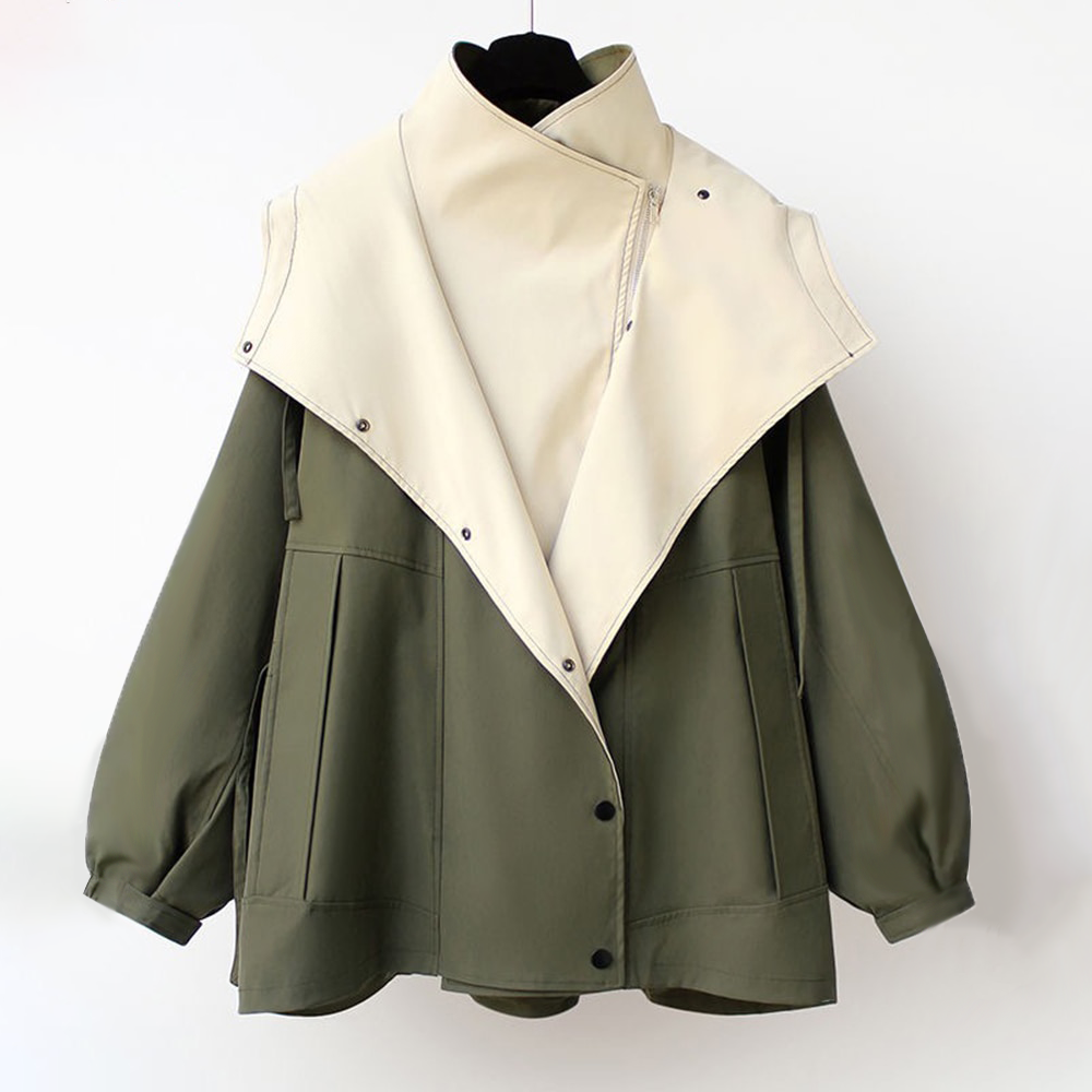 Lotte - legant waterafstotende trenchcoat met knoop vooraan
