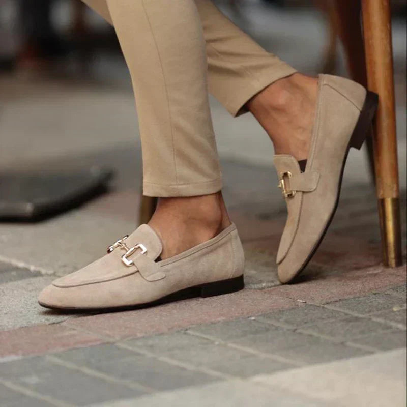 Ethan - Geraffineerde loafers met gespdetail