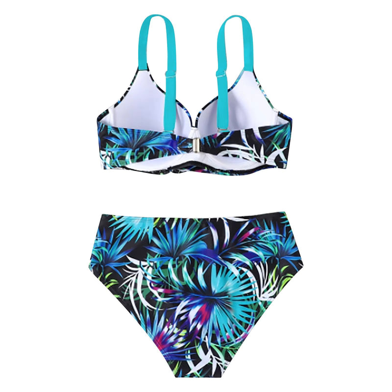 Breni - Trendy bikiniset met hoog getailleerde onderkant en glamoureus design