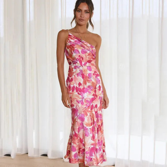 FloraChic - Jurk Met Bloemenprint