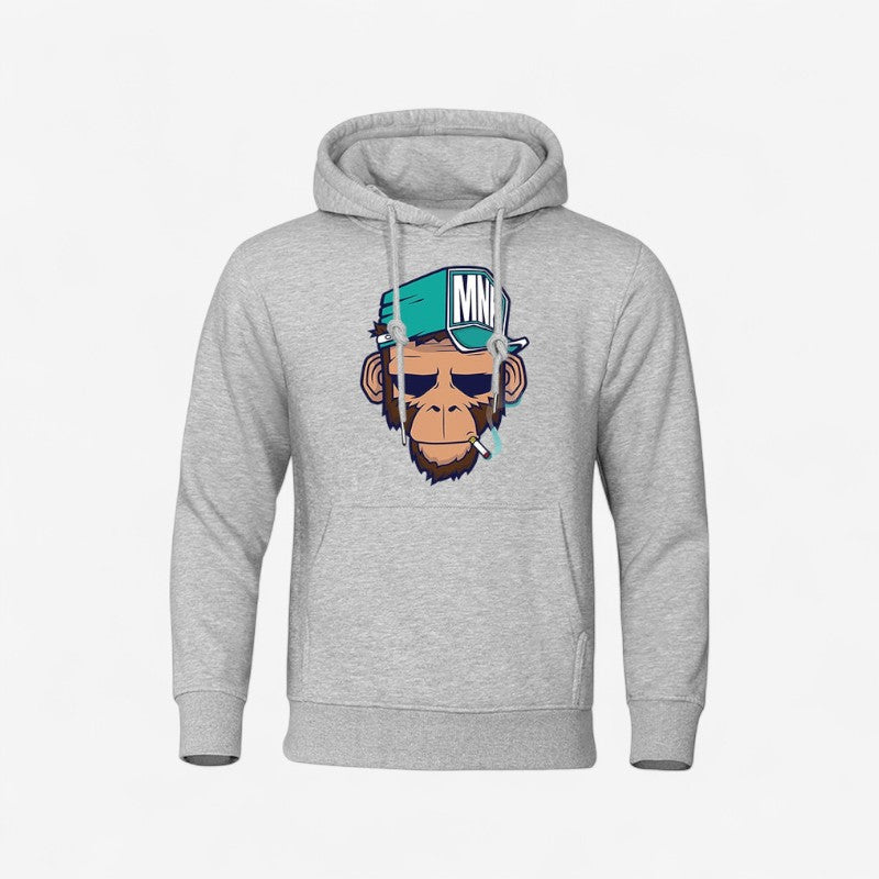 Alex - Hoodie met Lange Mouwen Zakjes en Geribd Detail