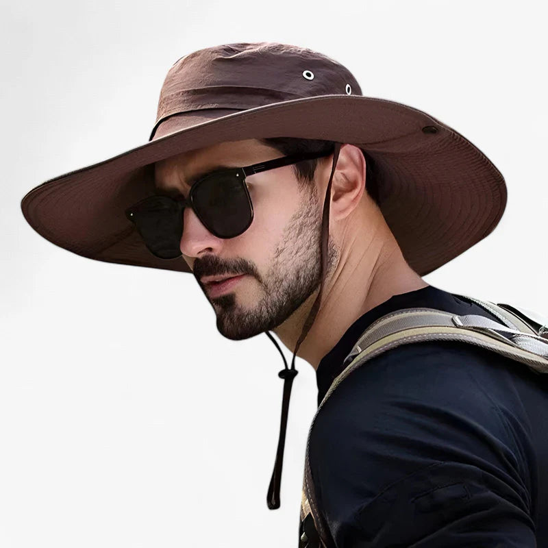 Robert – Outdoorhoed met verstelbare band en UV-bescherming voor actieve avonturen