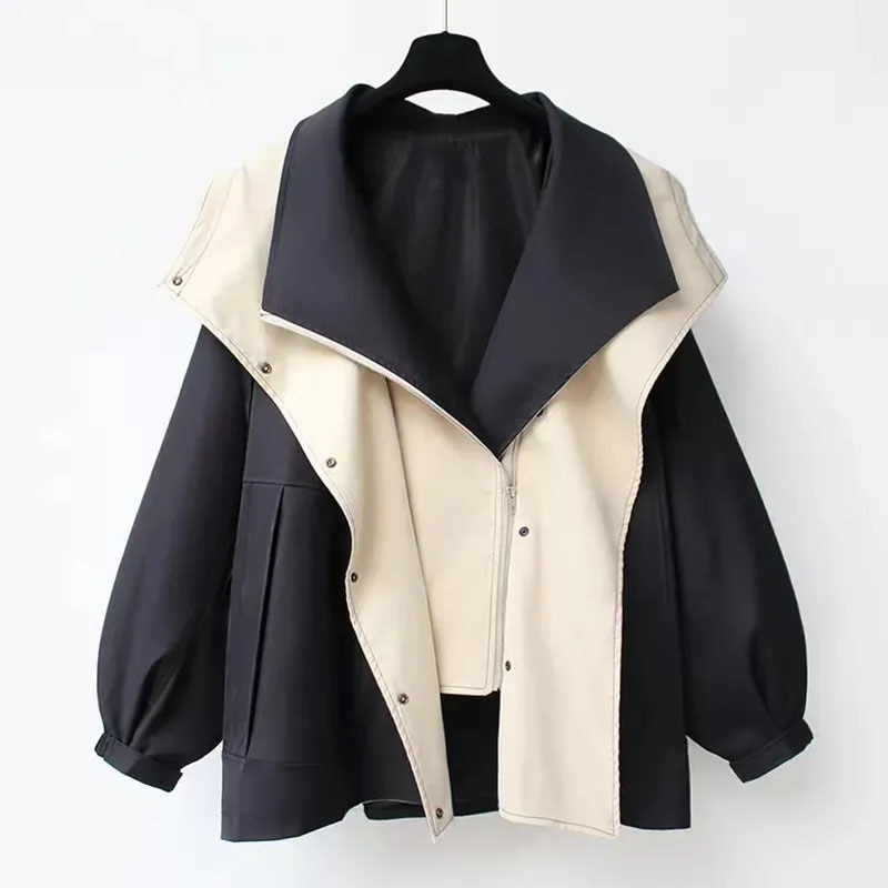 Lotte - legant waterafstotende trenchcoat met knoop vooraan