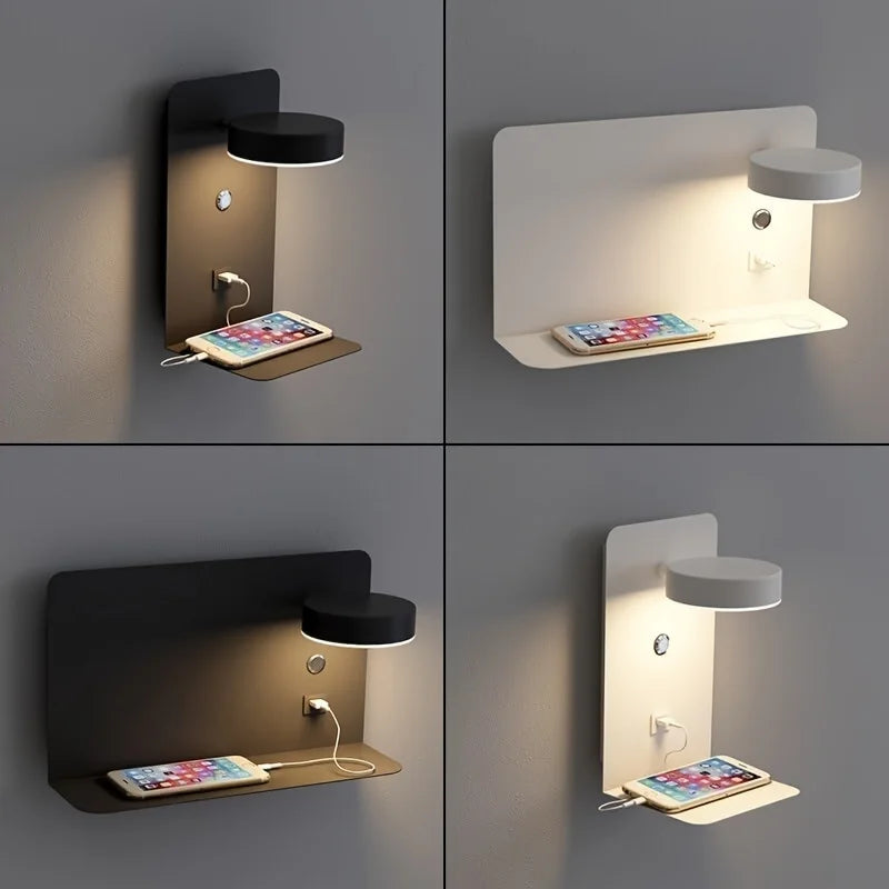 NightGlow - LED nachtlampje met warme gloed en handige USB-poort