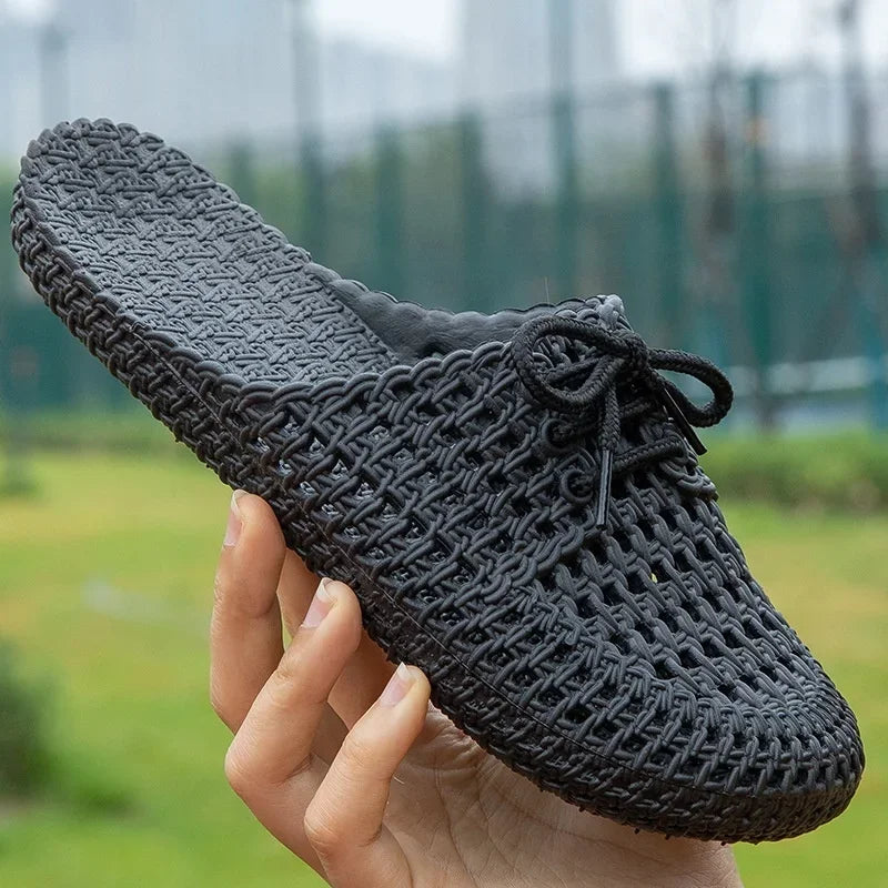 Mila – Trendy open teenslippers met ademend ontwerp en platte zoolondersteuning