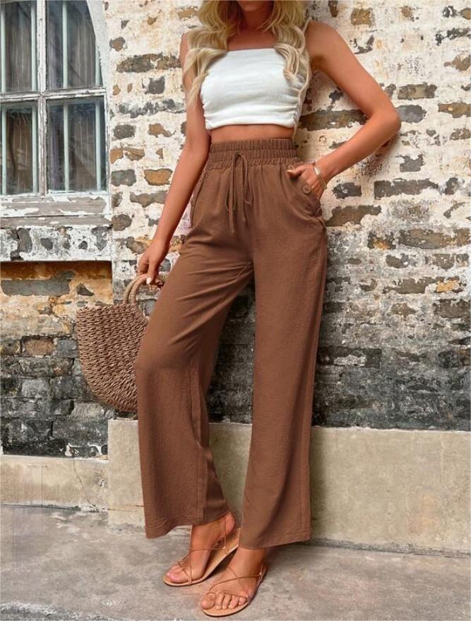 Ferda - Stijlvolle losse broek met flatterende hoge taille