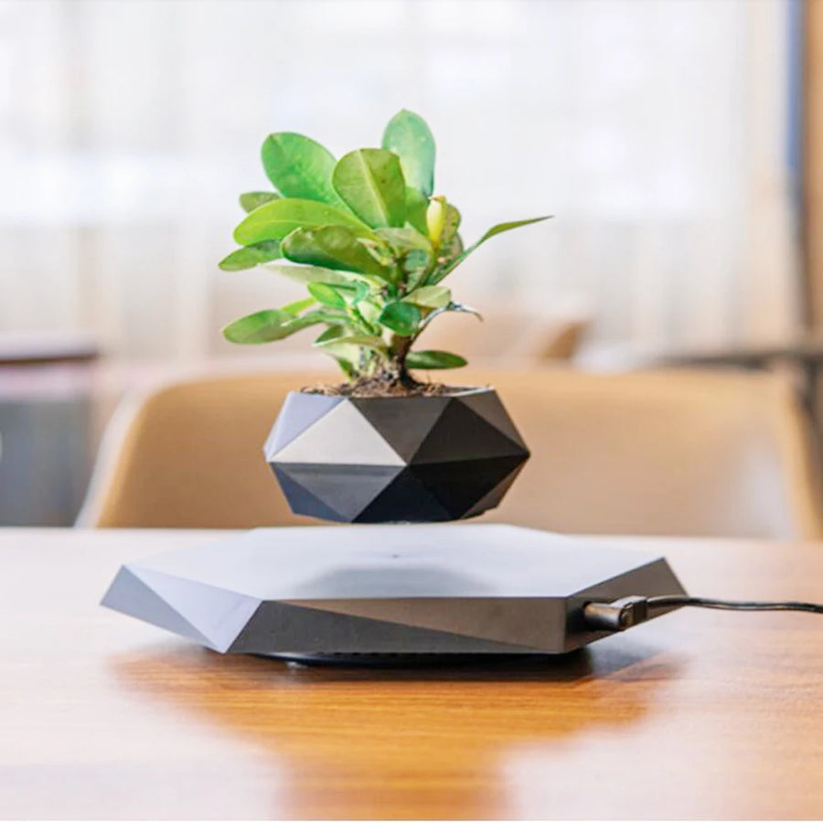OrbitGrow - Futuristische drijvende plantenbak met een fascinerende 360° rotatie