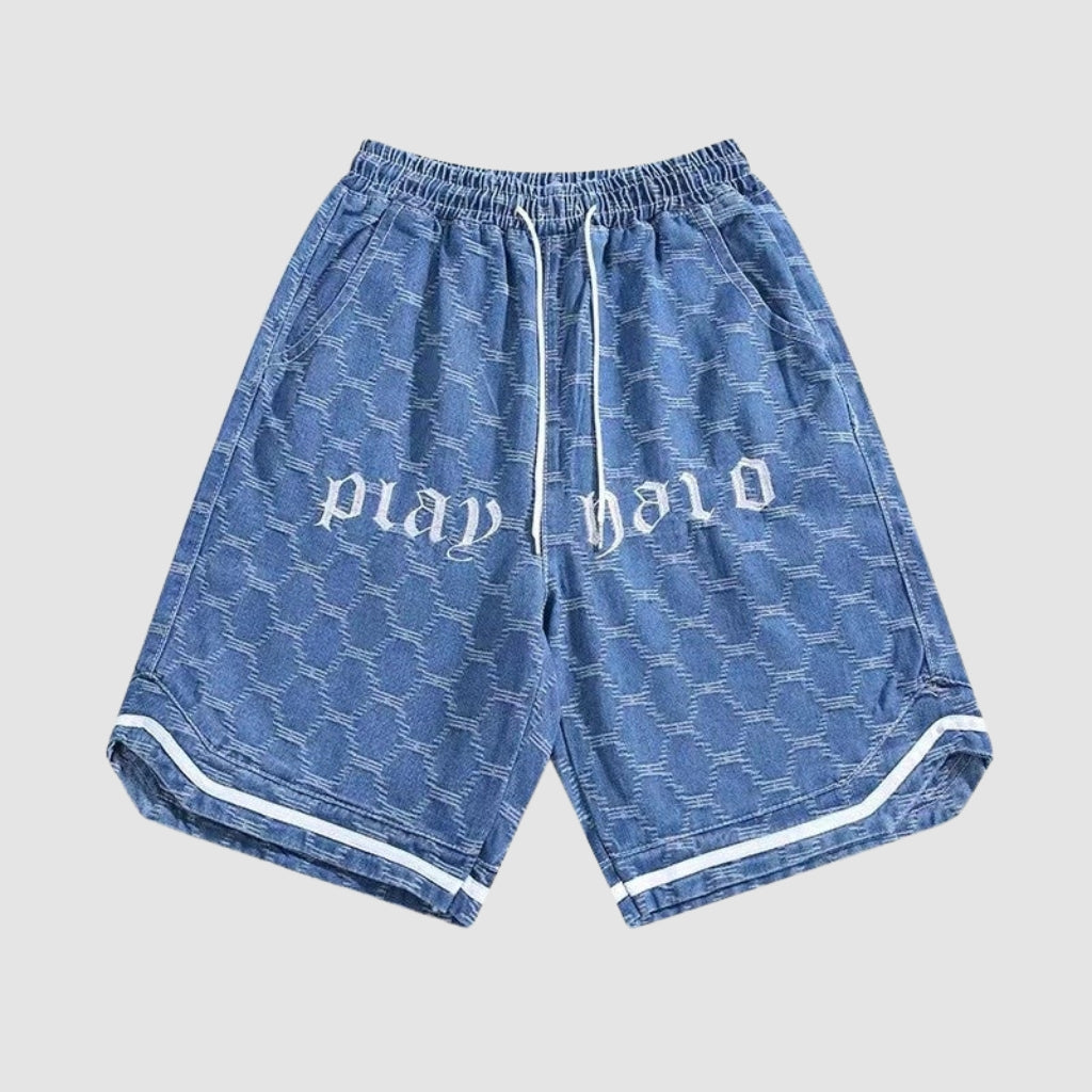 Martijn - Wijde Fit Shorts met Koord Tailleband en Zijkakken