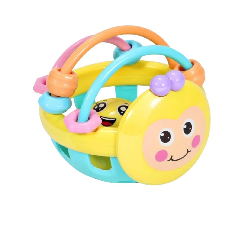 GripSphere – Baby-bijtbal met open lusstructuur en afgeronde verhoogde details