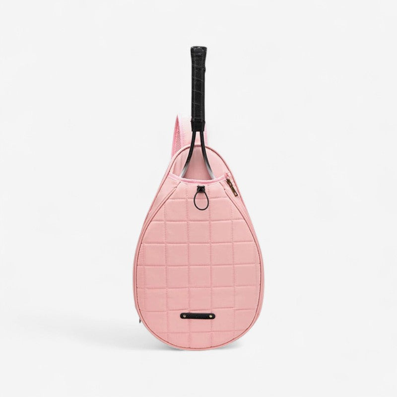 RacketHold - Tennis Tas met Verstelbare Schouderband en Ritsvakken