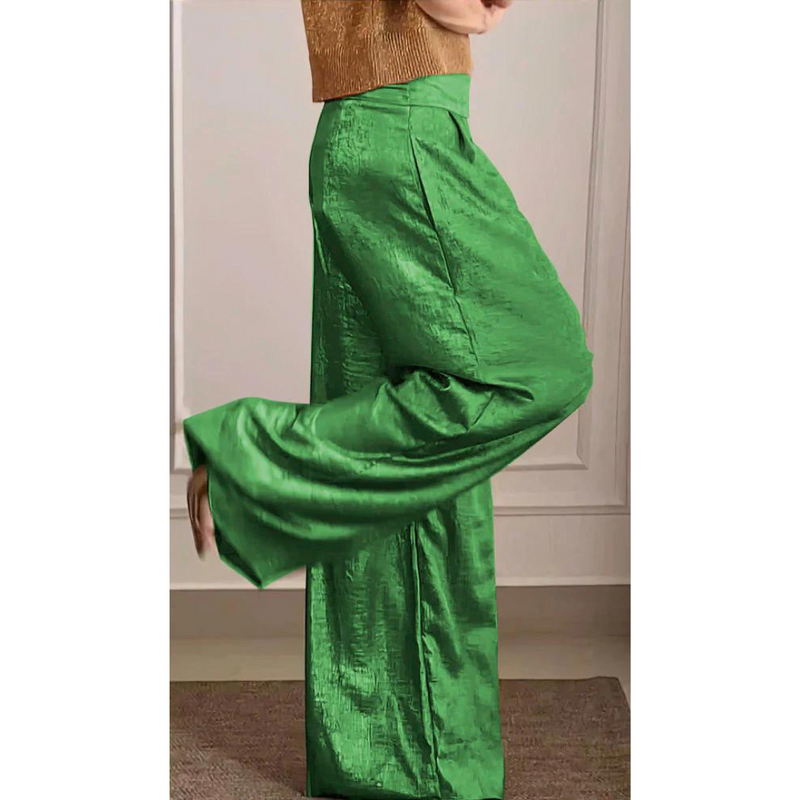 Sophia - Elegante broek met wijde pijpen en losse pasvorm