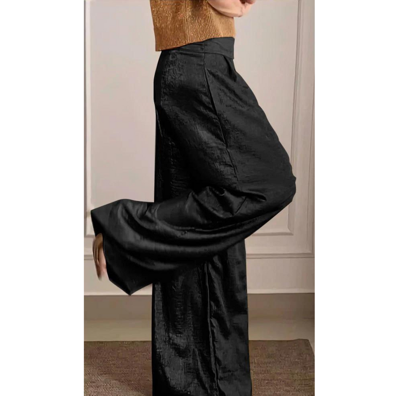 Sophia - Elegante broek met wijde pijpen en losse pasvorm