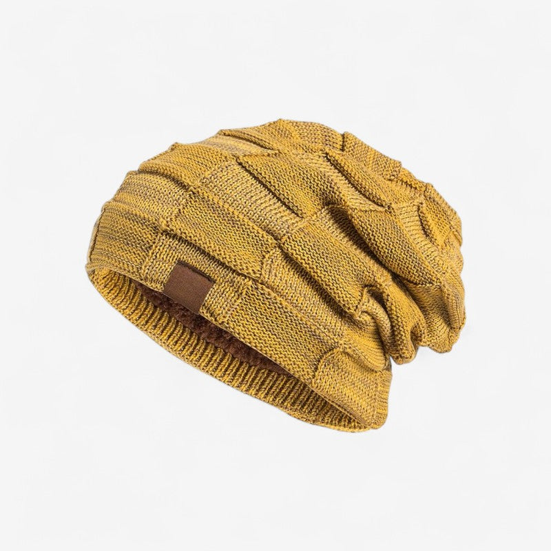 CozyFit - Muts met Ronde Geribbelde Randen en Opvouwbaar Ontwerp