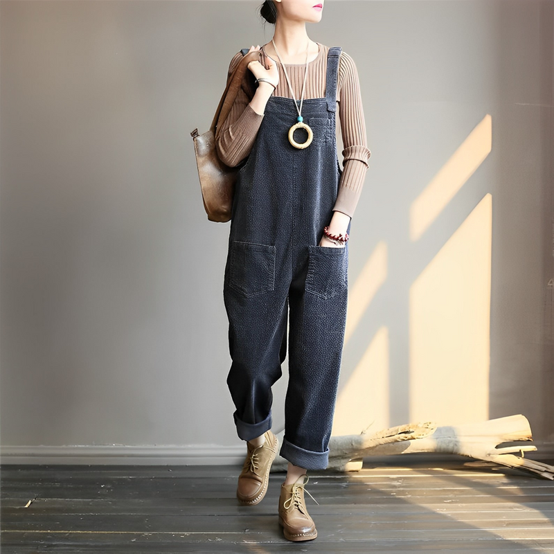 Nilia – Stijlvolle jumpsuit met een relaxte pasvorm en verstelbare tailleband