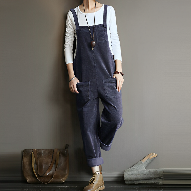 Nilia – Stijlvolle jumpsuit met een relaxte pasvorm en verstelbare tailleband