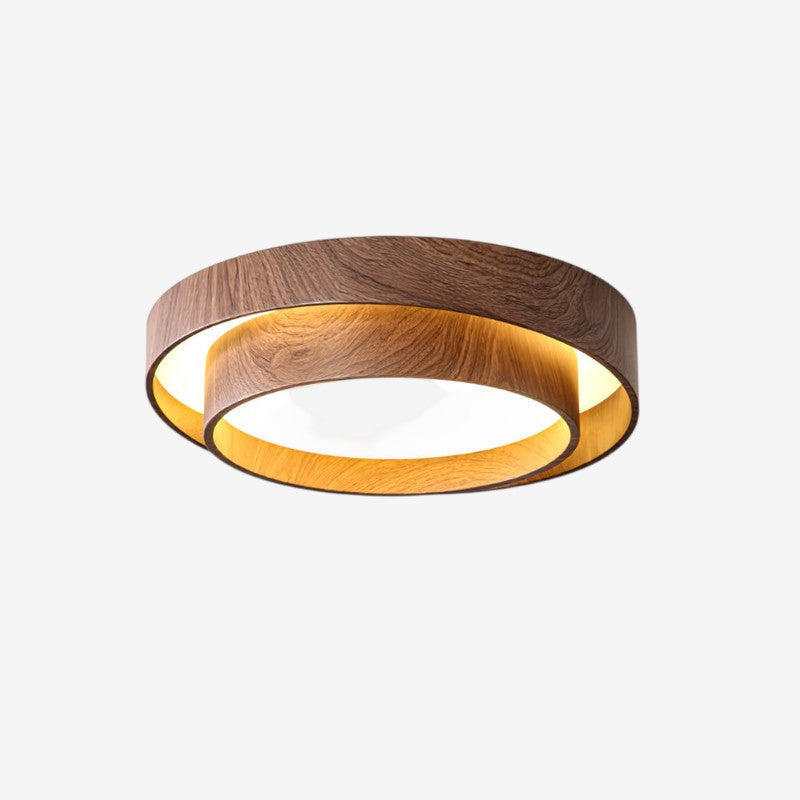 LumiSphere – LED Plafondlamp met Afgerond Dubbel Laag Ontwerp