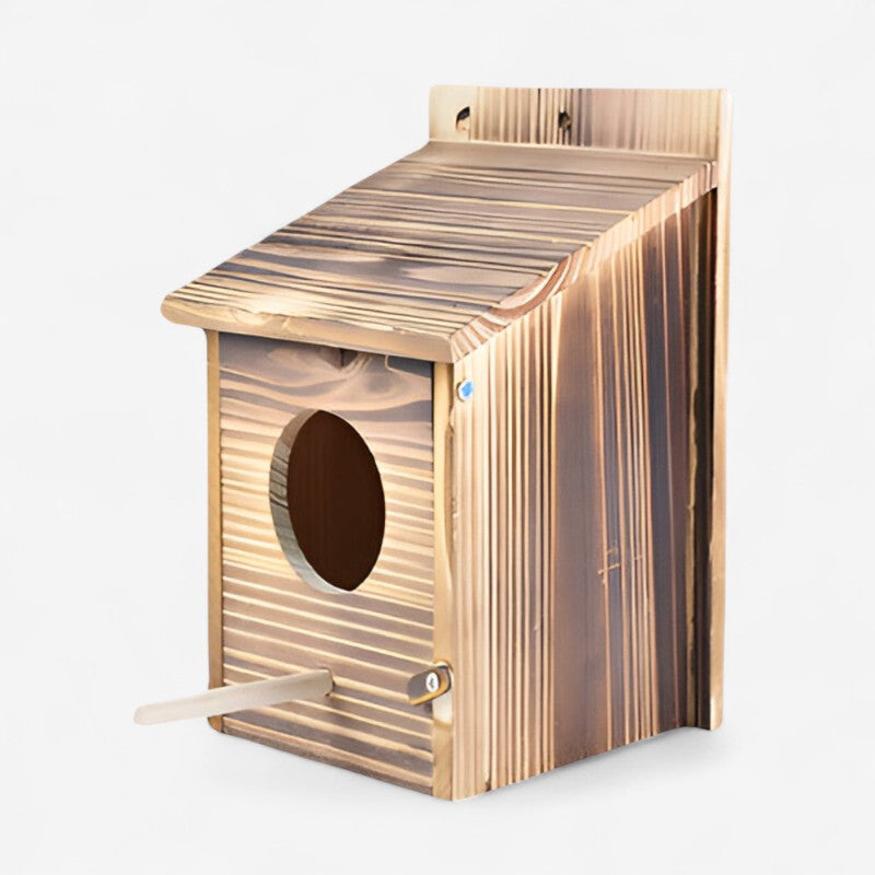 PerchBox – Doosvormig Vogelhuisje voor Tuin of Binnendecoratie