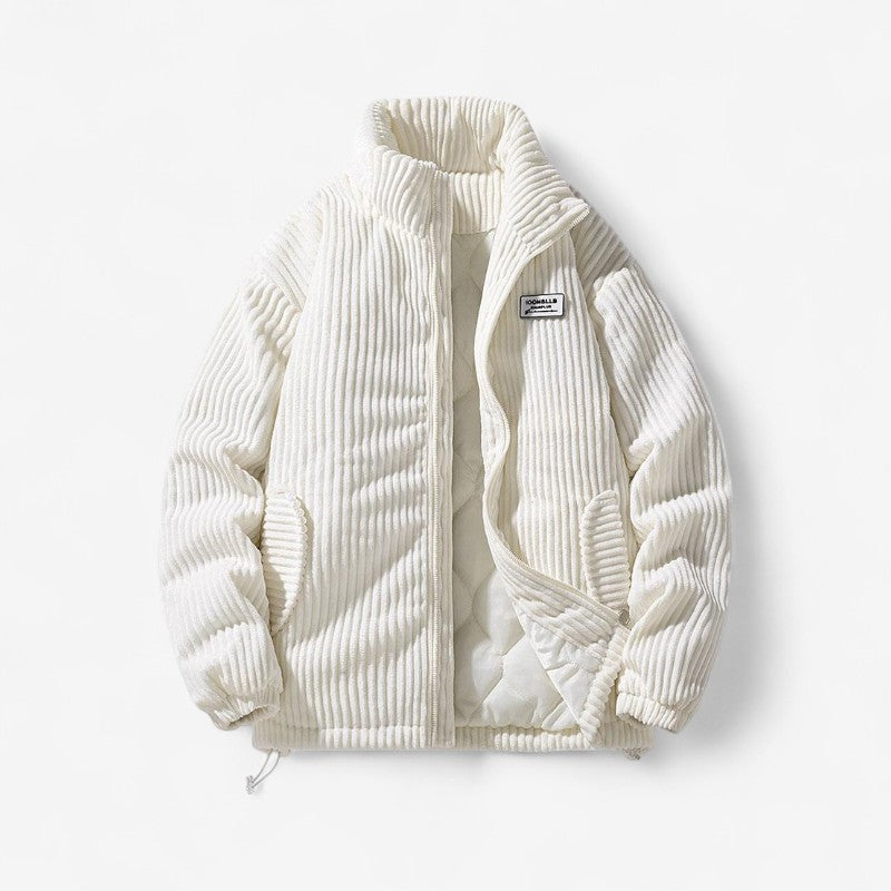 ZipGuard – Lange Mouwen Jas met Ritssluiting en Opstaande Kraag