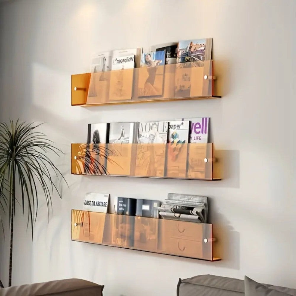 DecoRack – Wandgemonteerd Boekenrekframe voor Moderne Interieurs