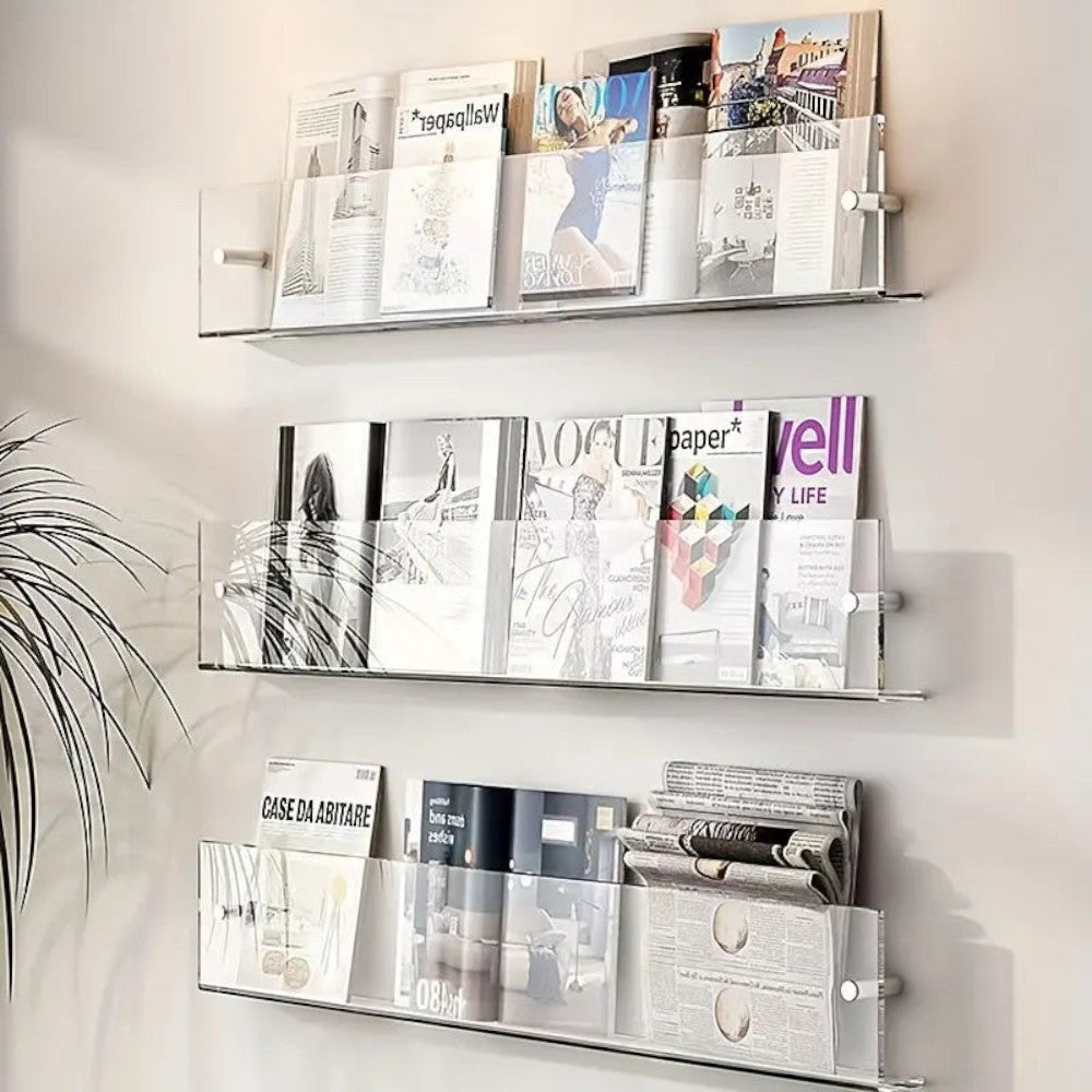 DecoRack – Wandgemonteerd Boekenrekframe voor Moderne Interieurs