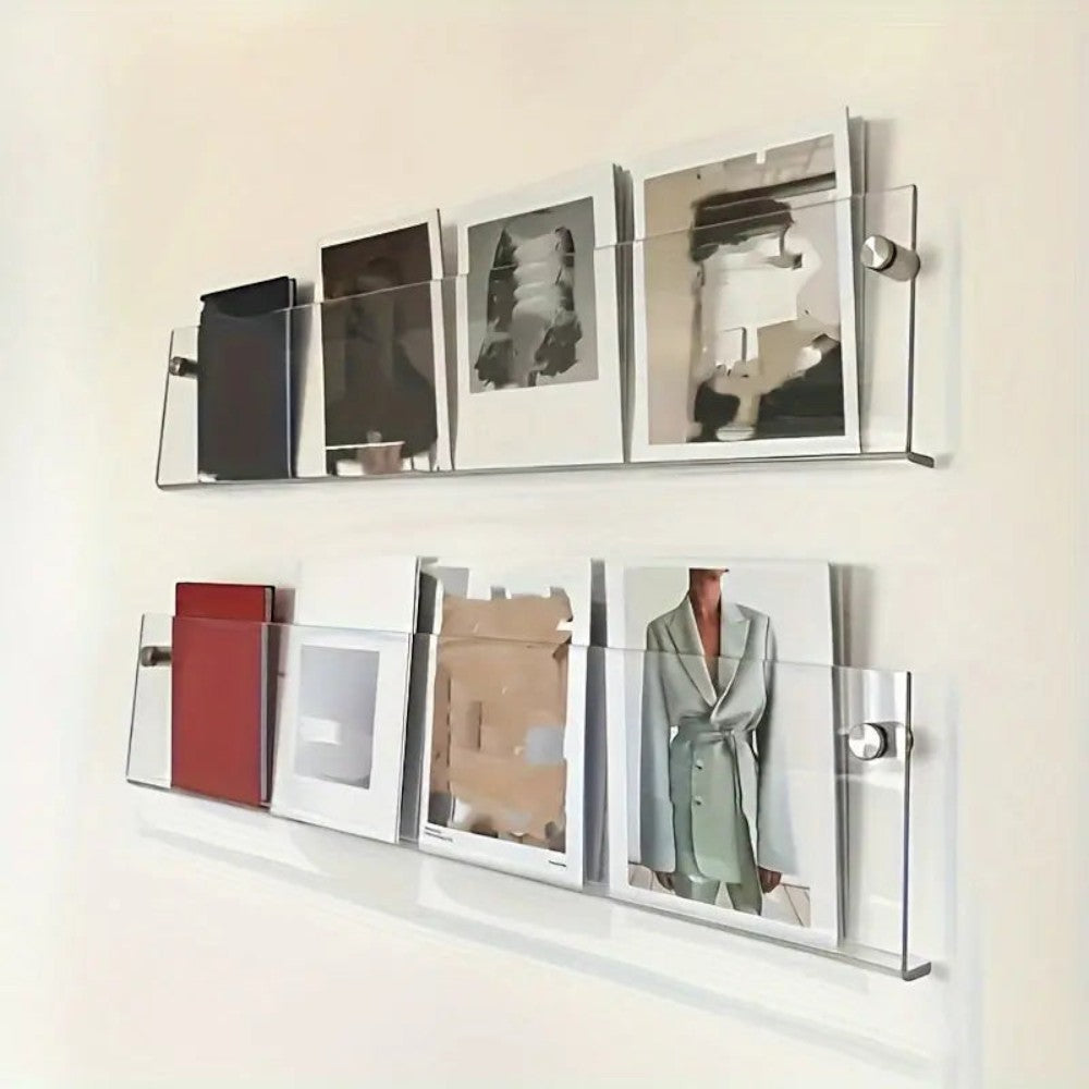 DecoRack – Wandgemonteerd Boekenrekframe voor Moderne Interieurs
