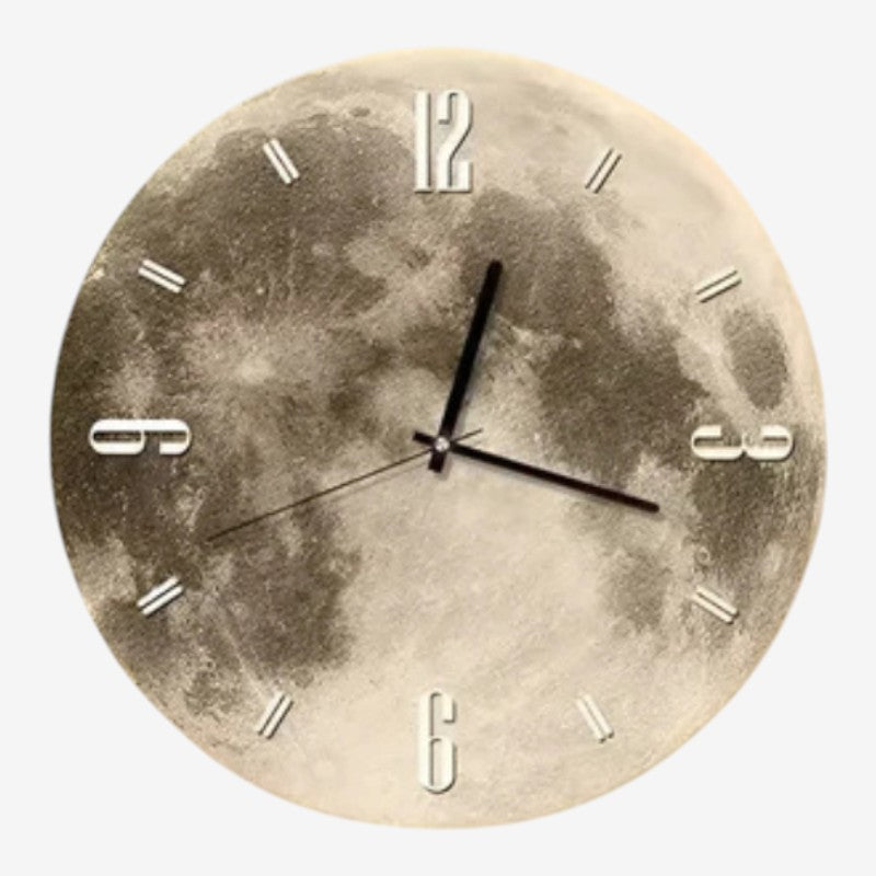 MoonTime – Ronde Wandklok met Maan Inspiratie en Digitaal Display