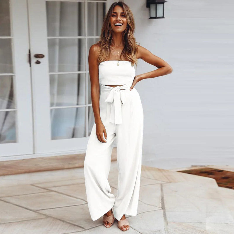 Lia - Elegante jumpsuit met verstelbare taille