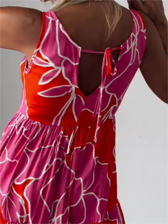 BloomStyle - Stijlvolle Jurk met Bloemenprint