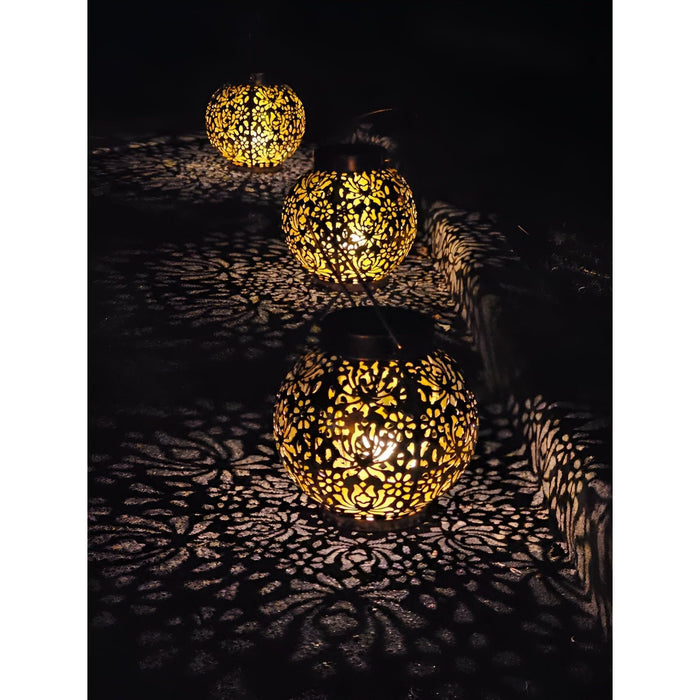 SolarGlow - Elegante waterdichte LED-lamp op zonne-energie voor tuinen