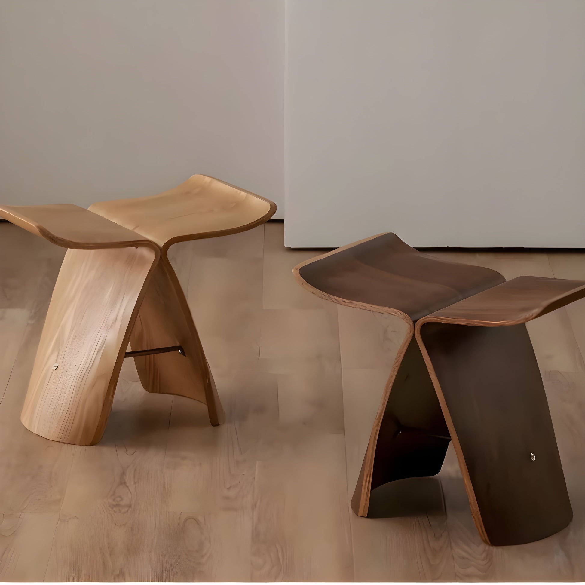 WoodForm – Massief Houten Bank met Rechthoekige Structuur