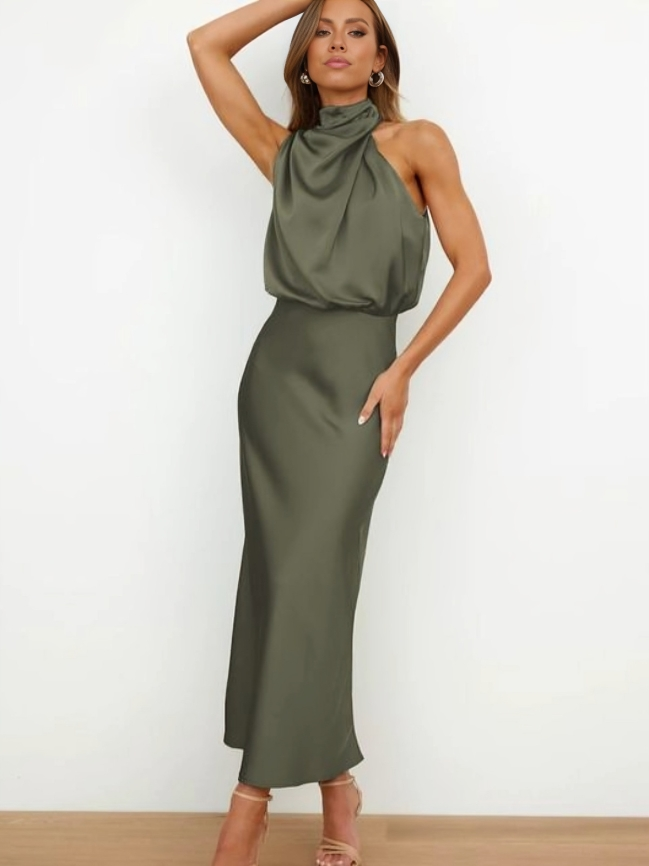SilkElegance™ - Off Shoulder Jurk