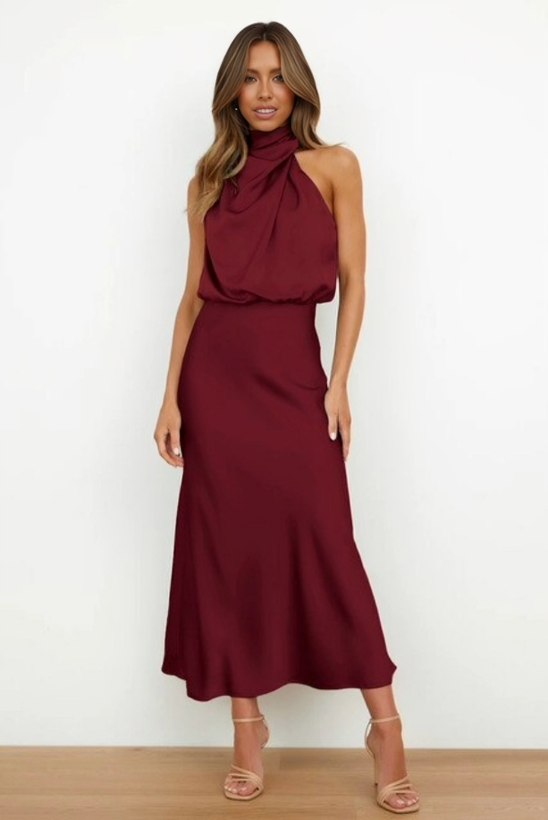 SilkElegance™ - Off Shoulder Jurk