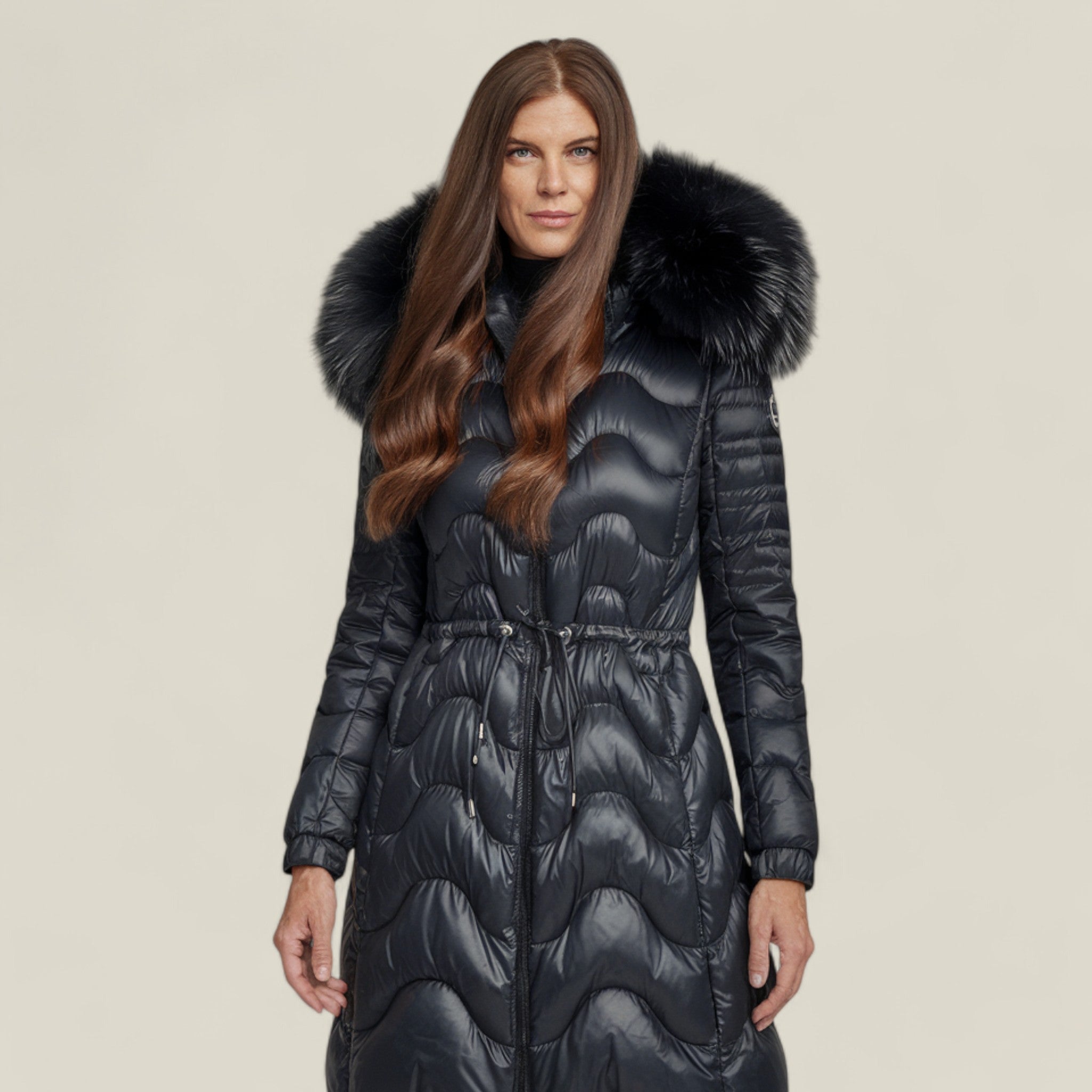 Scarlett - Winterjas met slanke pasvorm, geïsoleerde capuchon en functionele zakken