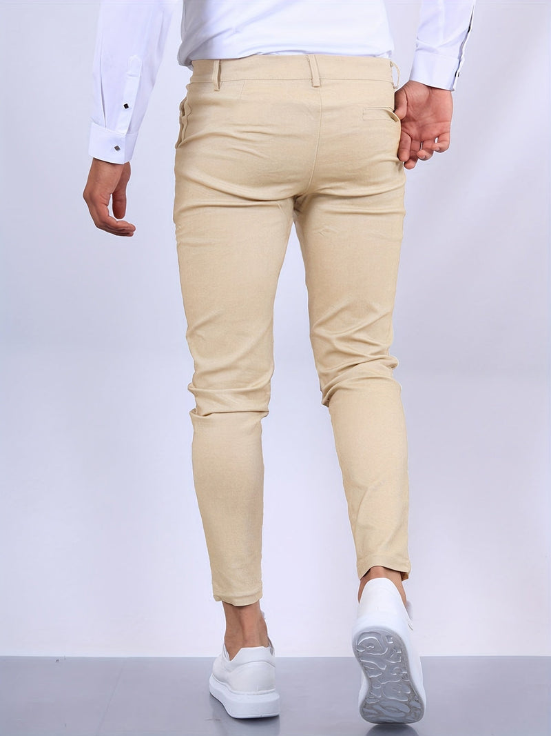 Henry - Slim-Fit broek met zijzakken