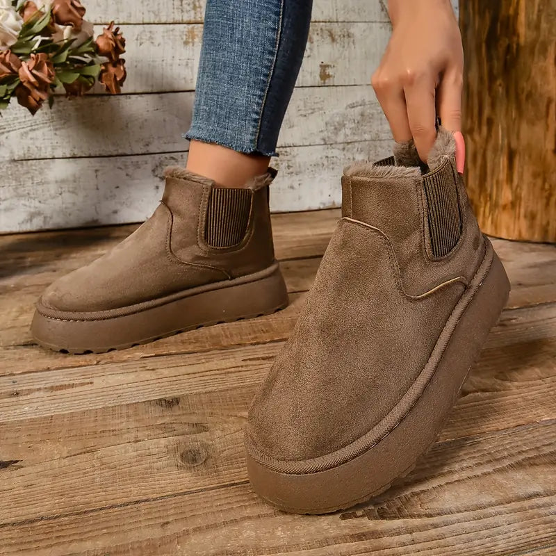 Lily - Trendy laarzen met pluche comfort en warmte voor koud weer