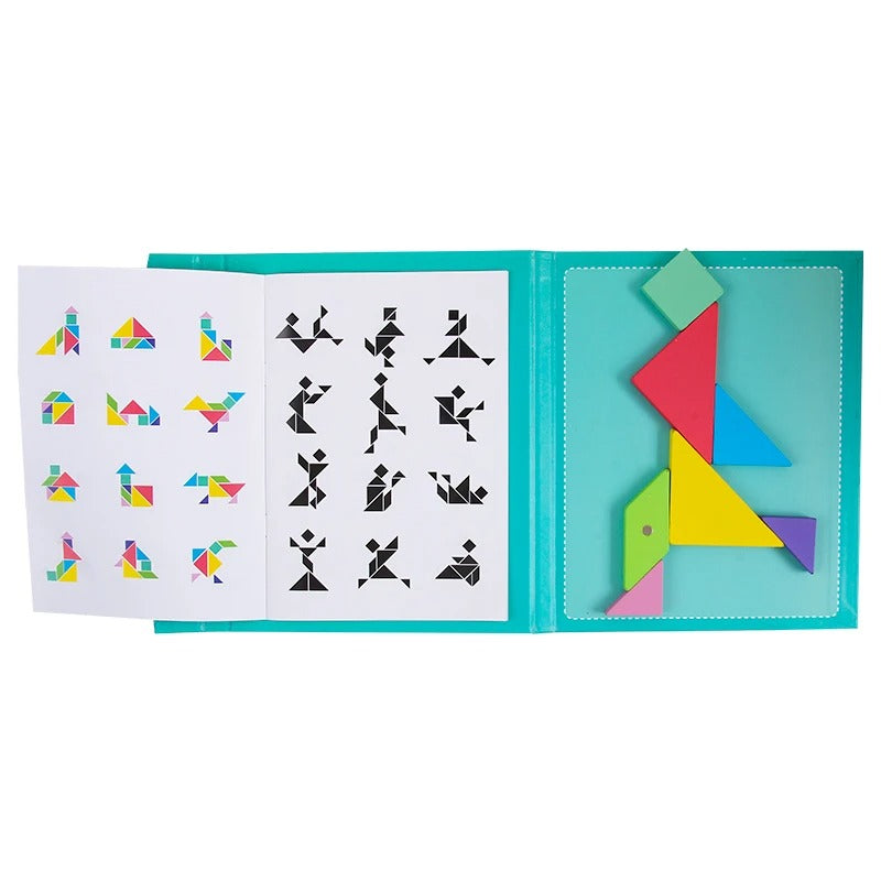 ShapeLogic – Interactief puzzelbordspel met geometrische stukken en magnetische basis