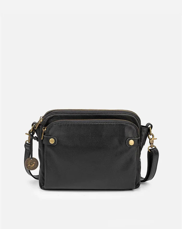EliteBag - Leren crossbody schoudertassen